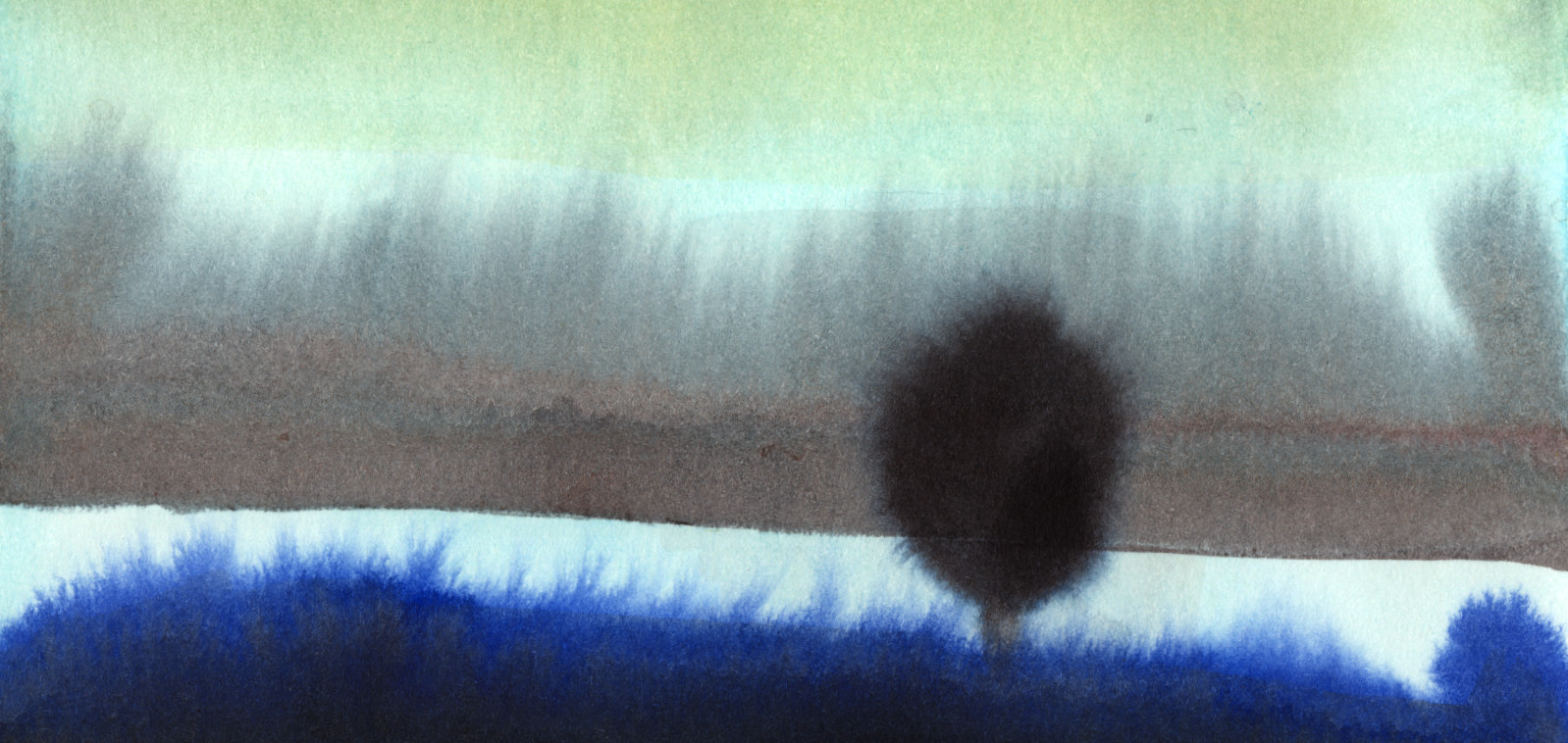 encre paysage